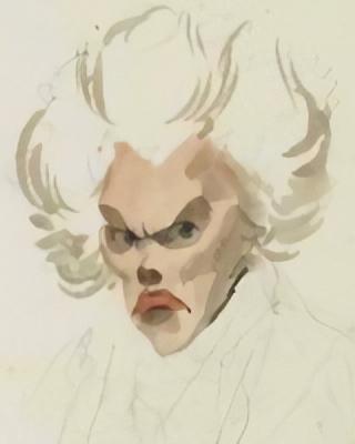 Adrien-Marie Legendre, caricatura por Julien-Léopold Boilly.