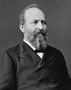 James Garfield.