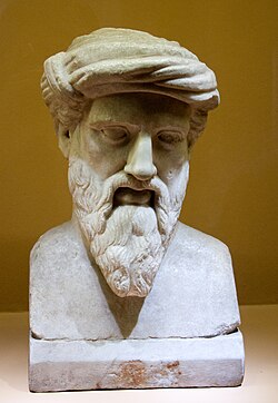 Pitágoras de Samos, representação artística posterior.