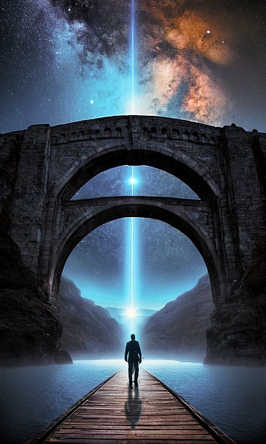 Uma ponte em arco.