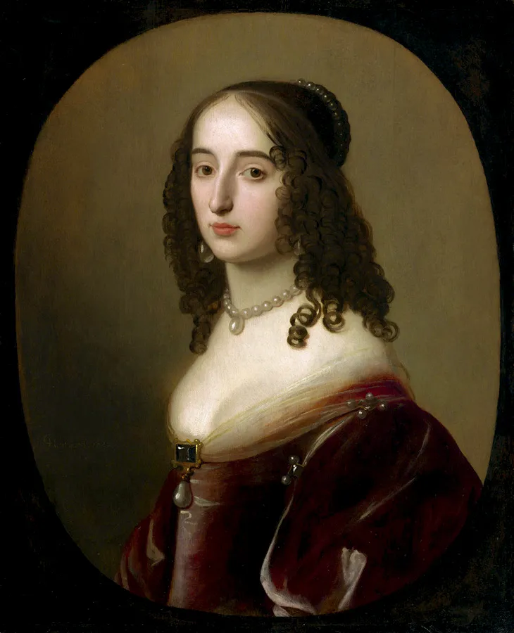 A princesa Elisabeth da Boêmia, que discutia filosofia e matemática com Descartes por carta.