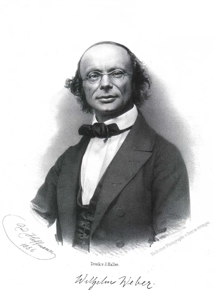 Wilhelm Weber (1804–1891), físico e parceiro de Gauss.